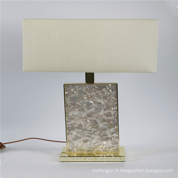 Canosa ECO-friendly lampes de table blanches de nacre